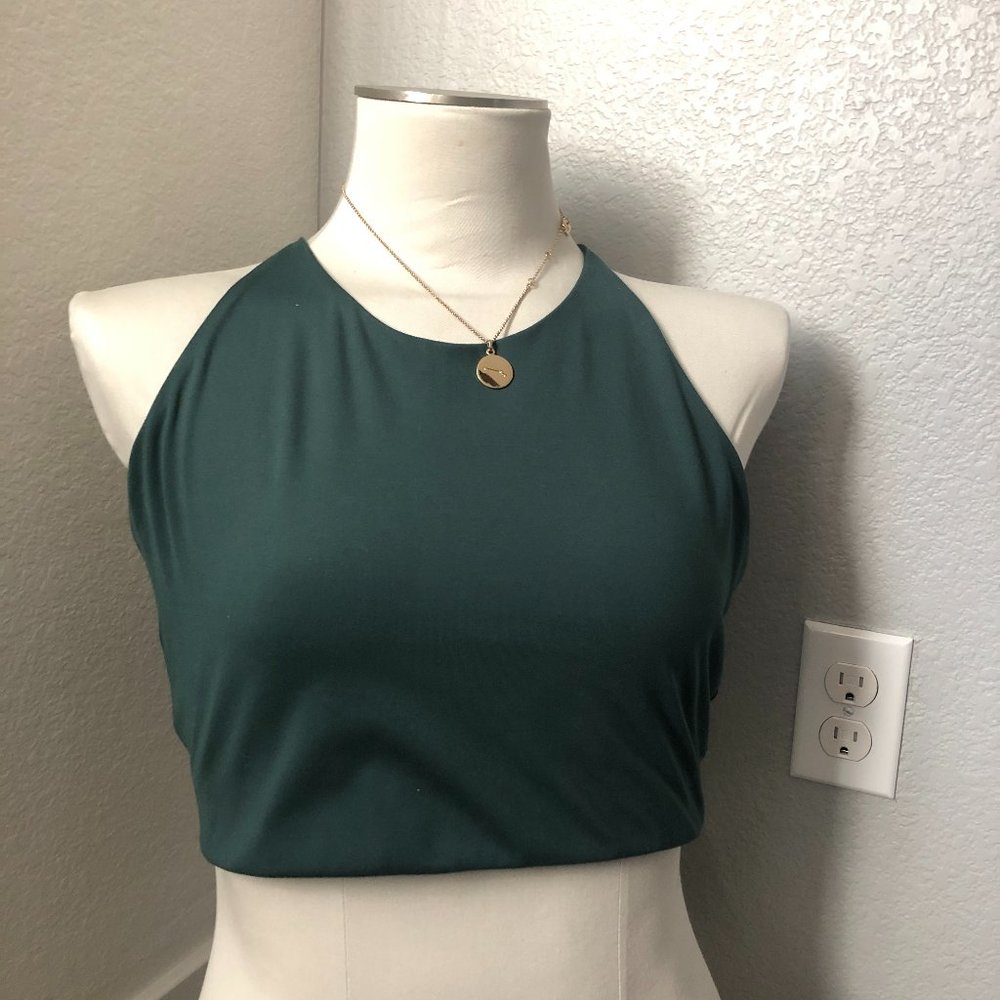 Girlfriend Collective Topanga Bra in Moss